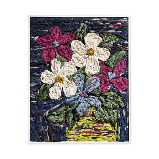 Thoughtful I | Giant Embroidery Tapestry | 585mm x 740mm